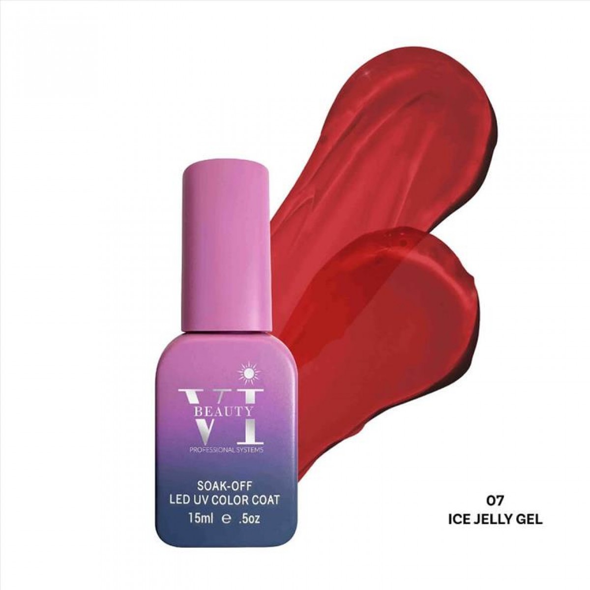 Soak Off Nails VI Beauty 07 Ice Jelly 15ml