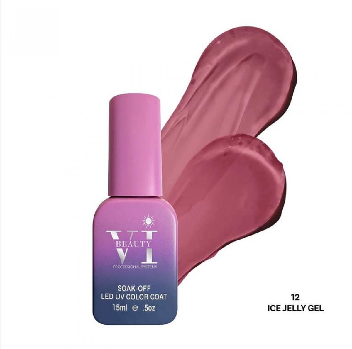 Soak Off Nails VI Beauty 12 Ice Jelly 15ml