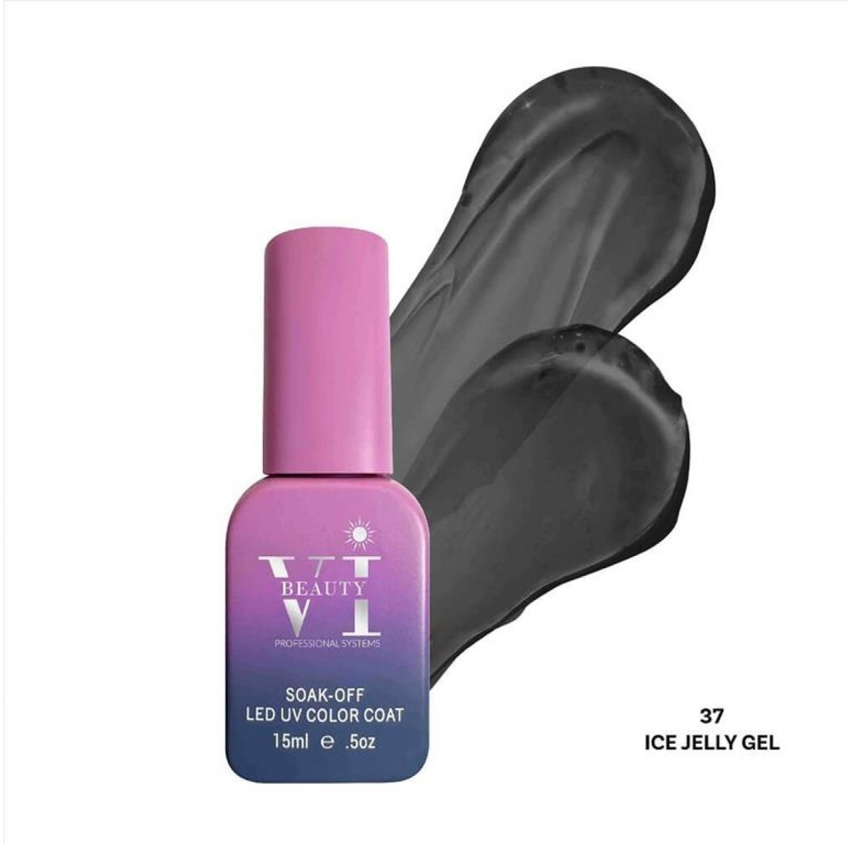 Soak Off Nails VI Beauty 37 Ice Jelly 15ml