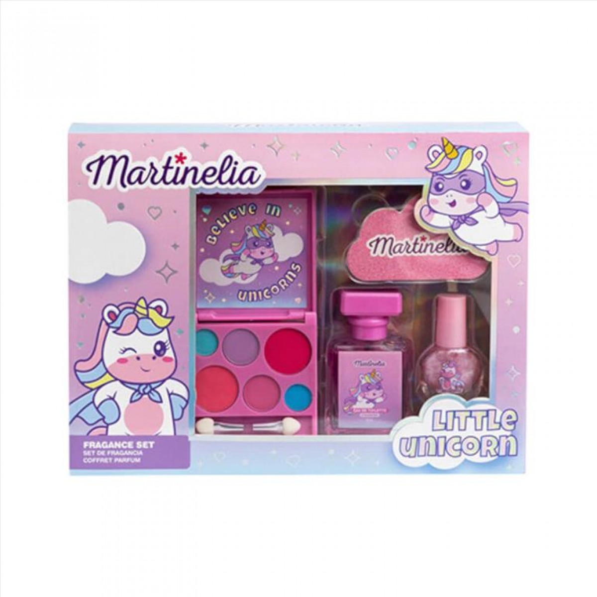 Martinelia Little Unicorn Children's Makeup Set with Perfume