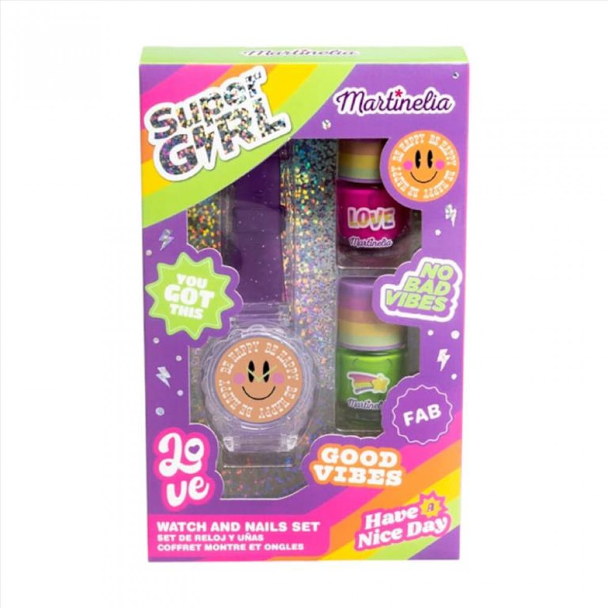 Martinelia Super Girl Watch & Nails Set