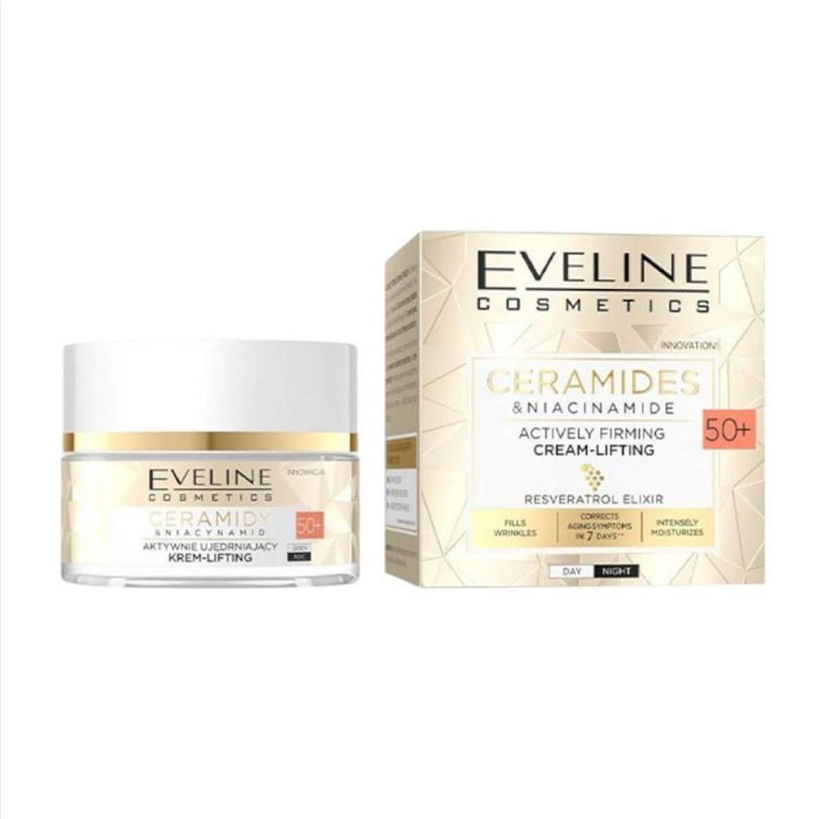 Eveline Ceramides & Niacinamide Actively Firming Lifting Cream 50+ 50ml