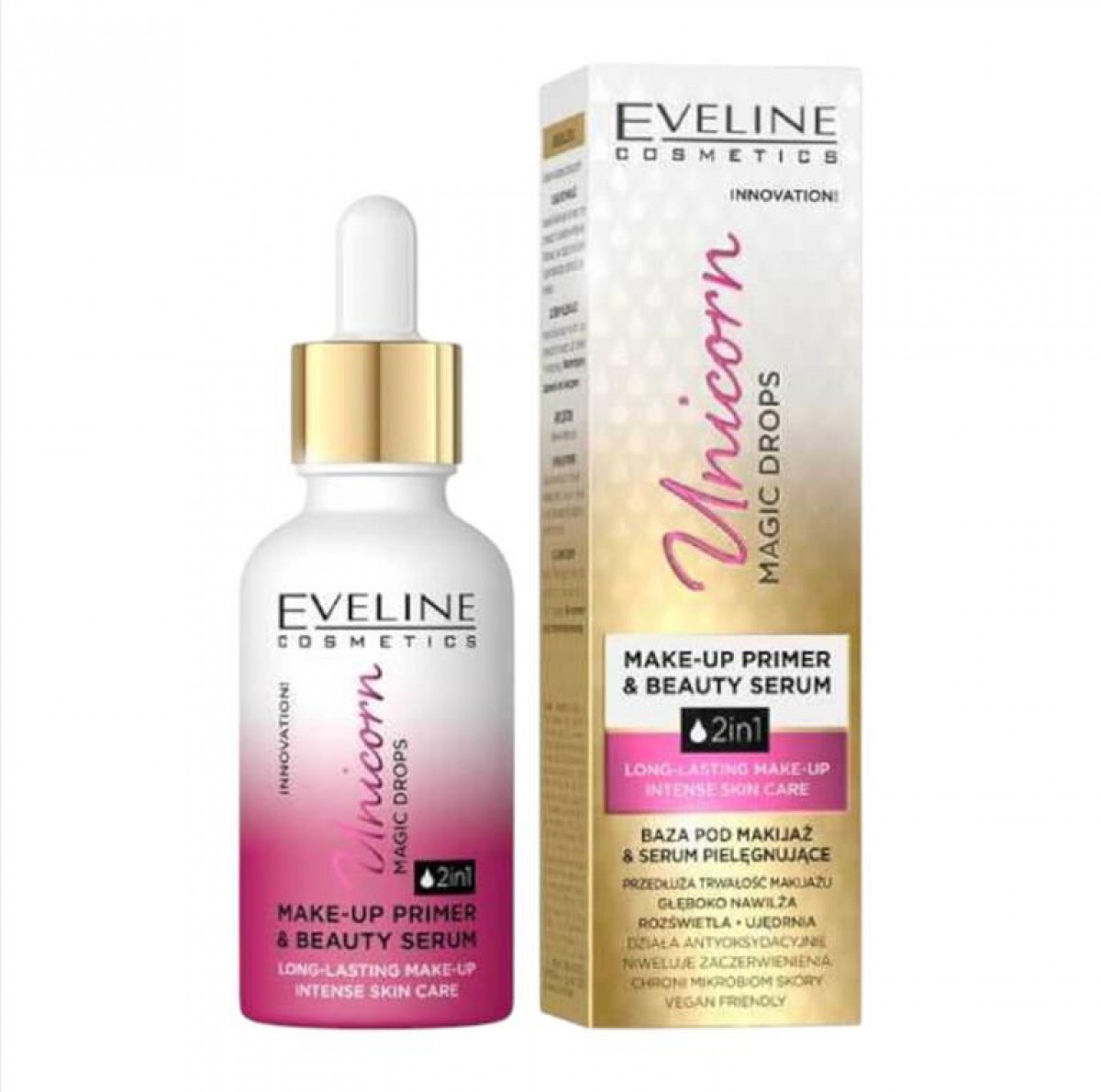 Eveline Unicorn Magic Drops 2in1 Make-Up Primer & Beauty Serum 30ml