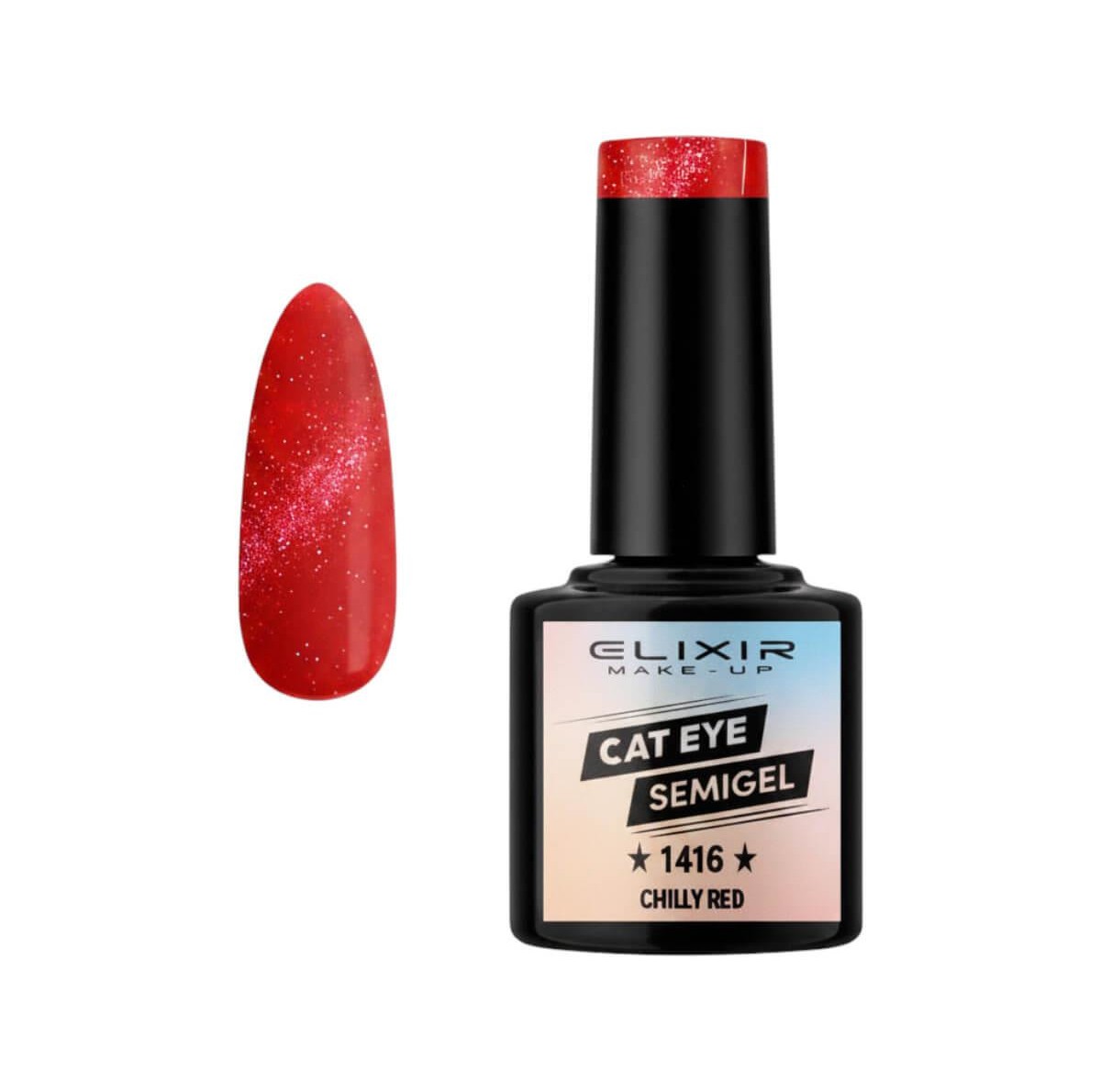 Ημιμόνιμο βερνίκι semigel cat eye 8ml Elixir