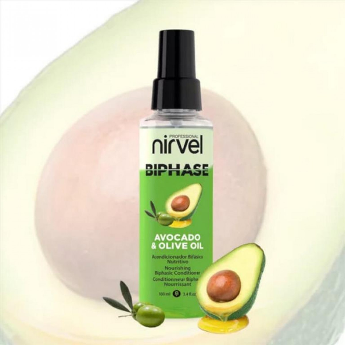 Biphase Avocado & Olive Oil Nirvel 100ml