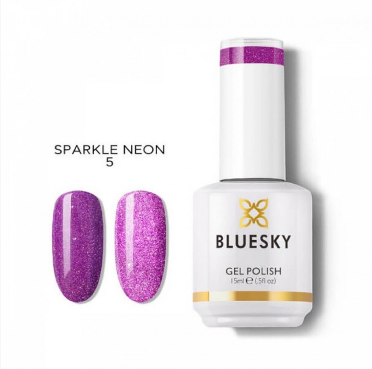 Bluesky Uv Gel Polish Sparkle Neon 5P 15ml