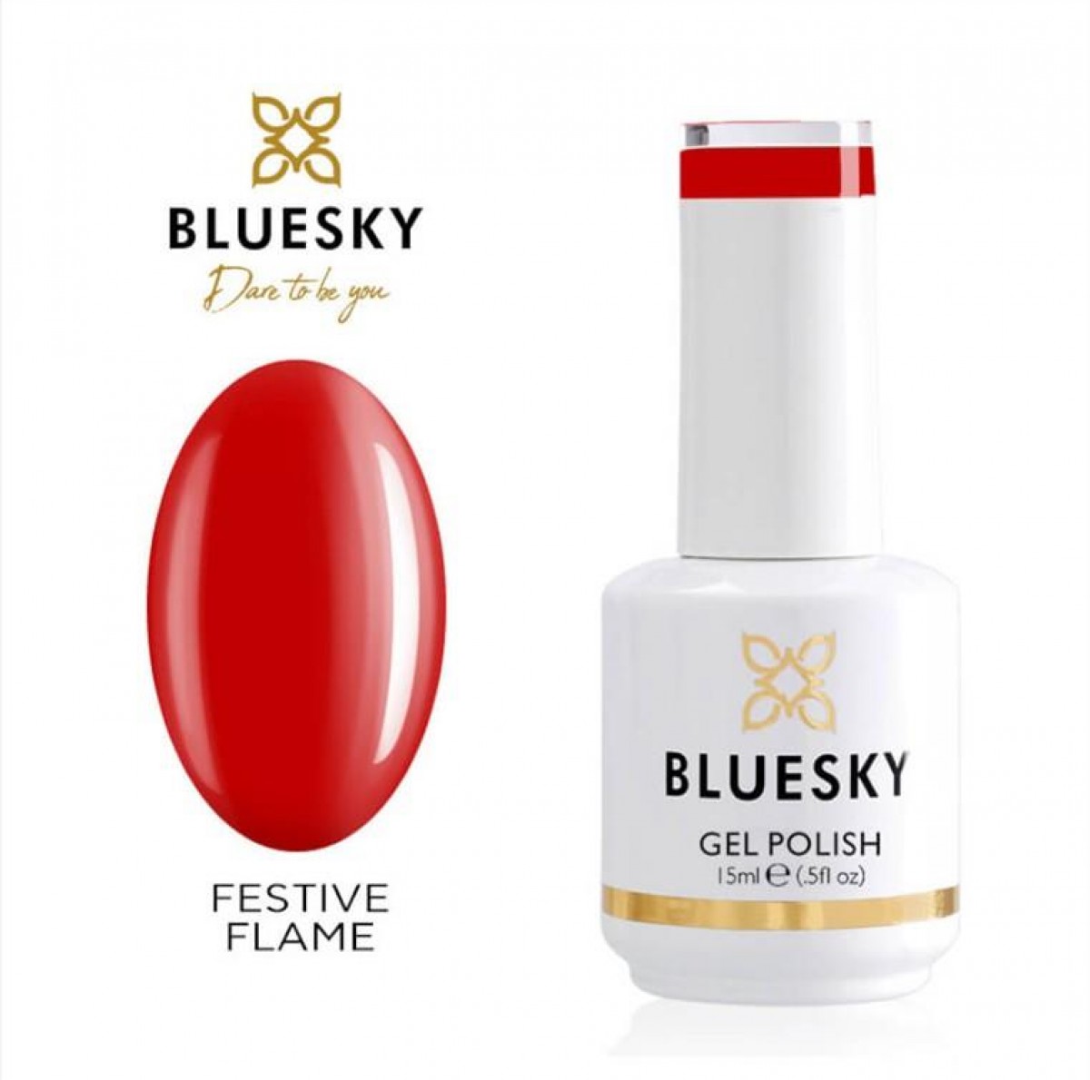 Bluesky Uv Gel Polish Festive Flame 15ml