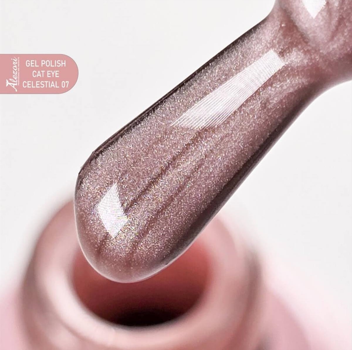 Semi-permanent gel polish cat eye celestial 07 15ml Alezori