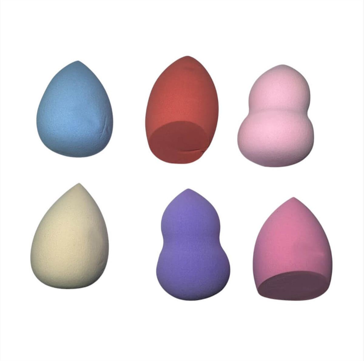 Σφουγγαράκια Μακιγιάζ Σετ 6pcs Qianlili