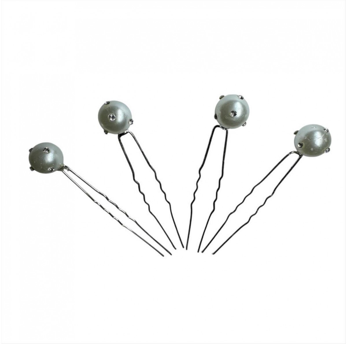 Bridal hairpin with plastic pearl 4pcs