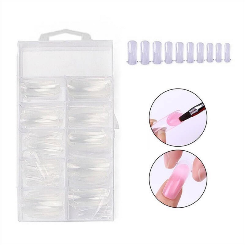 Nail Molds for Gum Gel (Acrygel) Trendy 100pcs