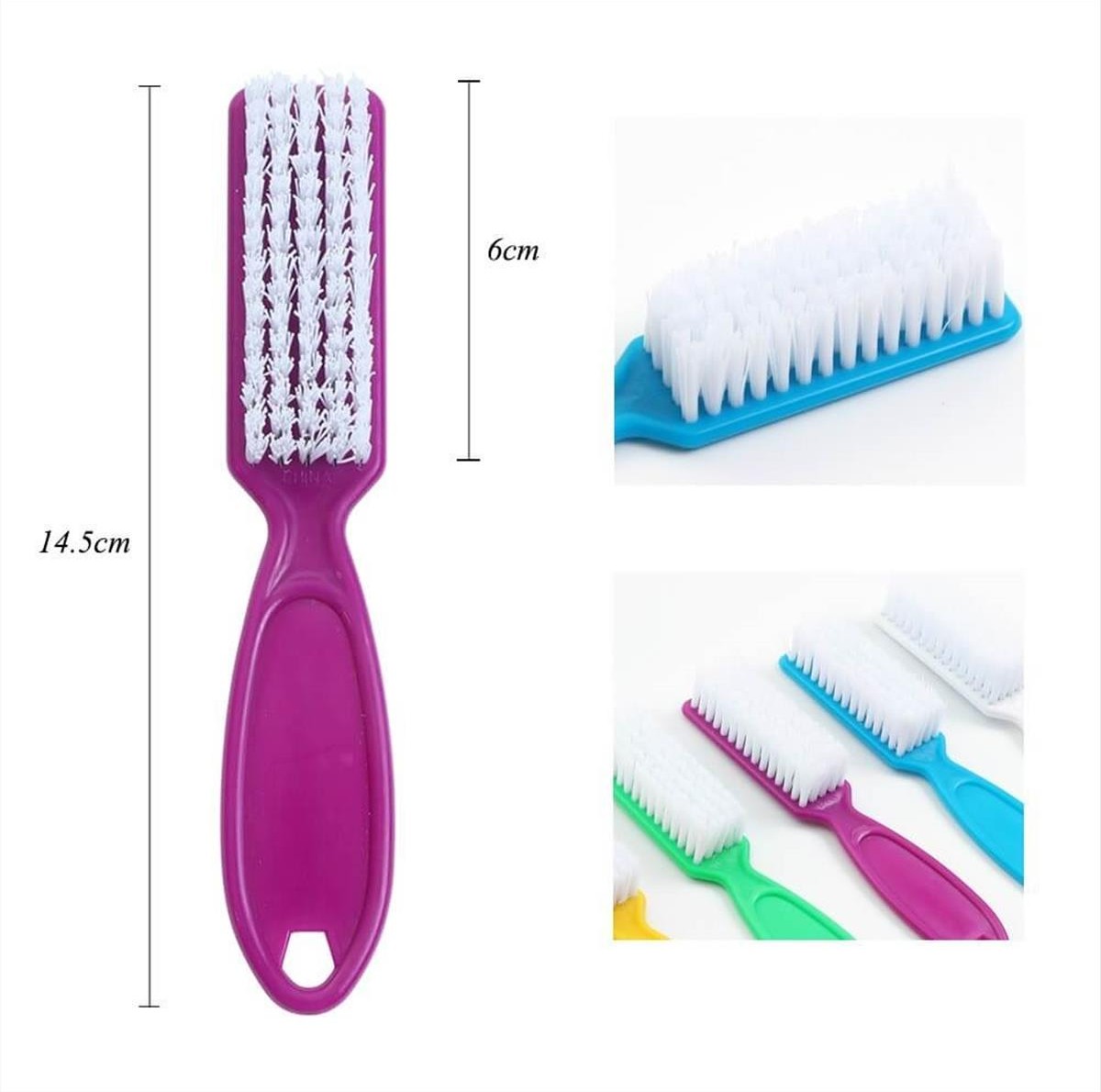 Nail Brush with Handle Trendy  T-64