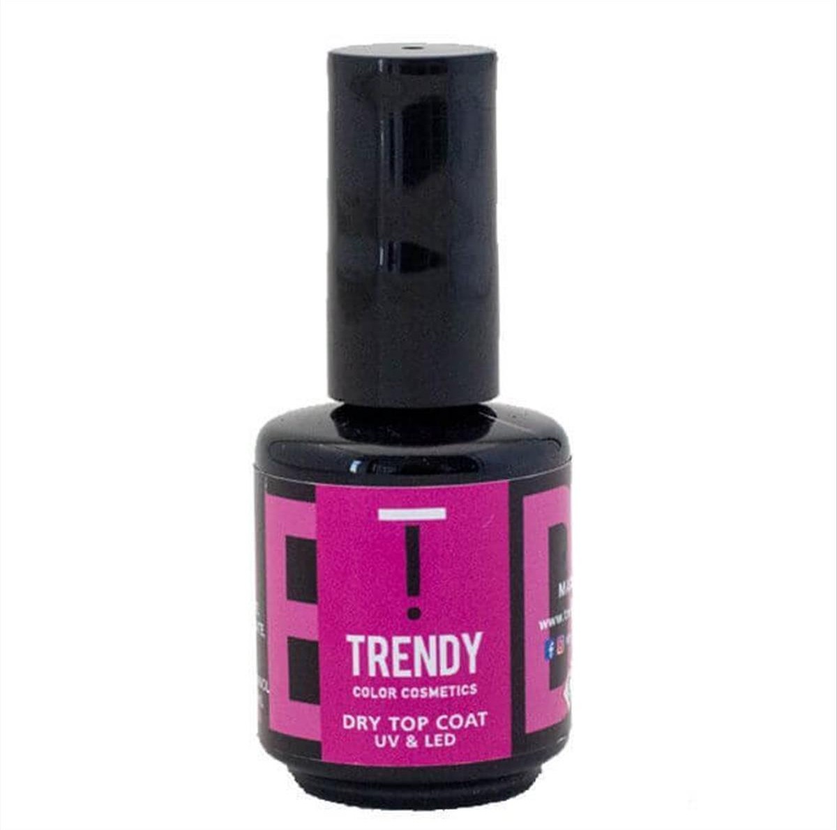 Dry Top Coat No Wipe 15ml Trendy