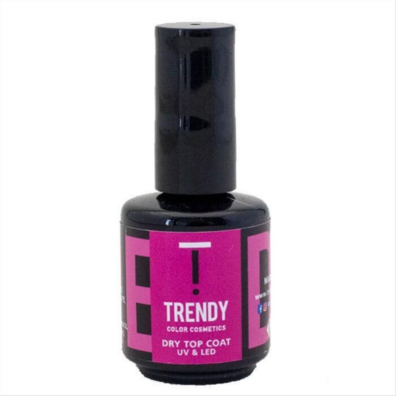 Dry Top Coat No Wipe 15ml Trendy