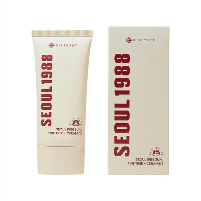 SEOUL 1988 sun pine tree + ceramide SPF 50+ 50ml K-SECRET