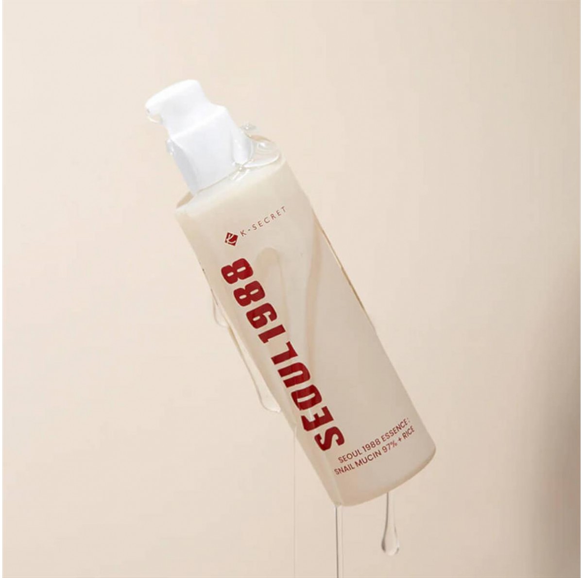 SEOUL 1988 essence snail mucin 97% + rice 100ml K-SECRET