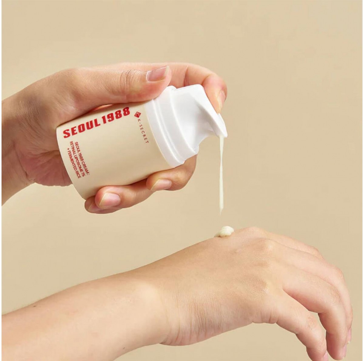 SEOUL 1988 cream retinal liposome 1% + fermented rice 50ml K-SECRET