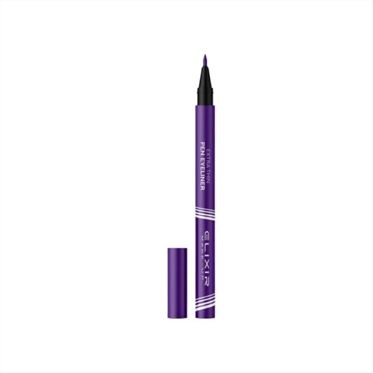 Elixir Eyeliner Pen Extra Thin 005 Dark Purple 1gr