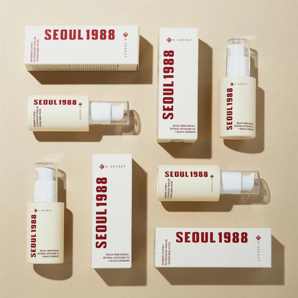 SEOUL 1988 serum retinal liposome 2% + black ginseng 30ml K-SECRET SEOUL 1988 serum retinal liposome 2% + black ginseng 30ml K-SECRET
