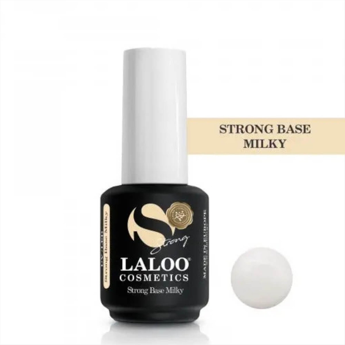 Ημιμόνιμο Βερνίκι Laloo Strong Base Milky 15ml