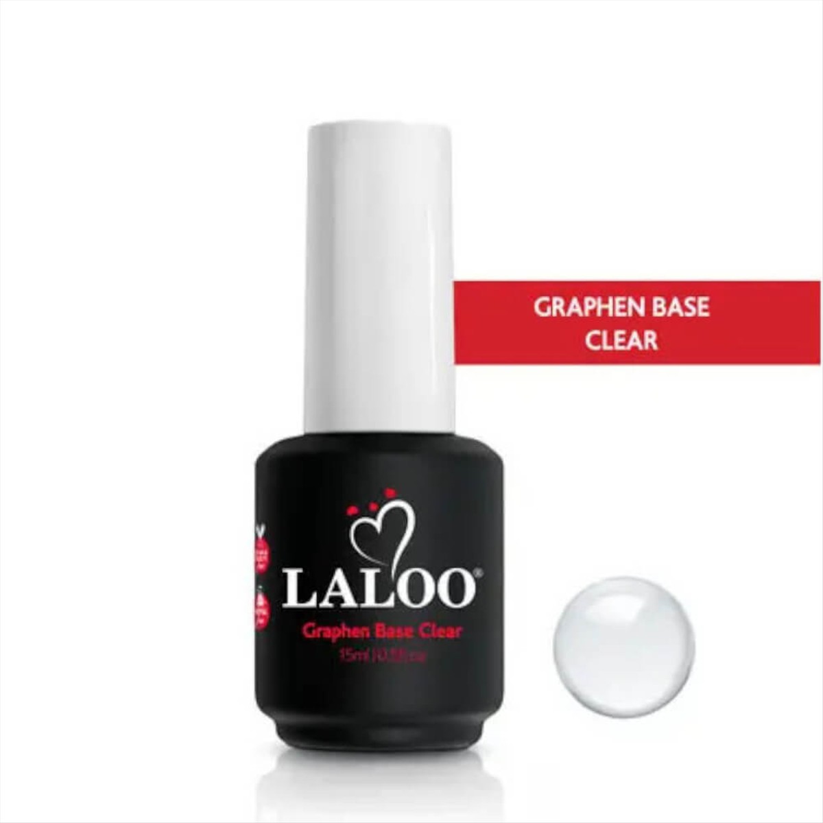 Ημιμόνιμο Βερνίκι Laloo Graphen Base Clear 15ml