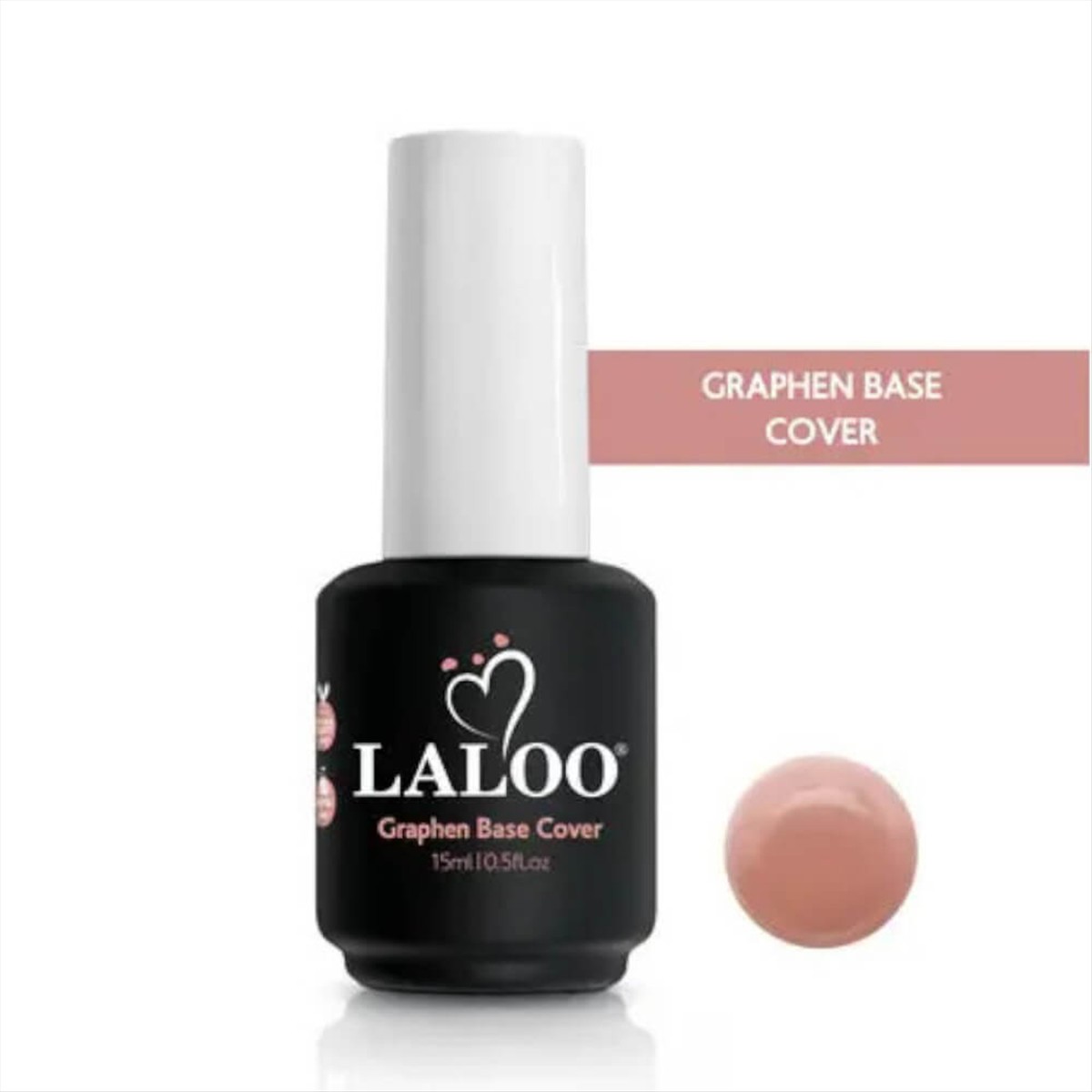 Ημιμόνιμο Βερνίκι Laloo Graphen Base Cover 15ml