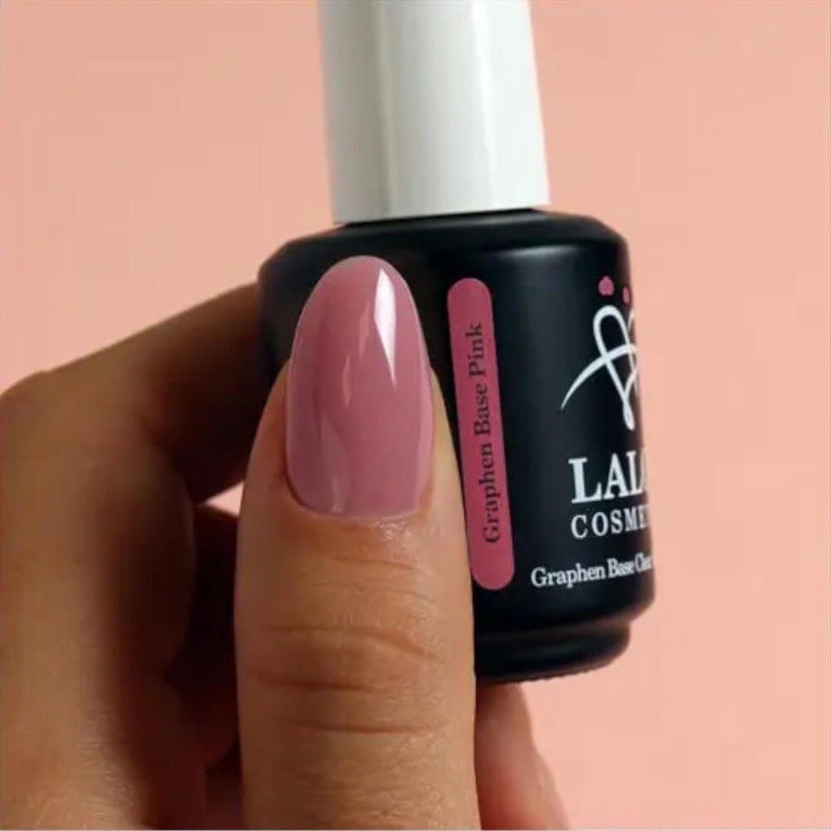 Ημιμόνιμο Βερνίκι Laloo Graphen Base Pink 15ml