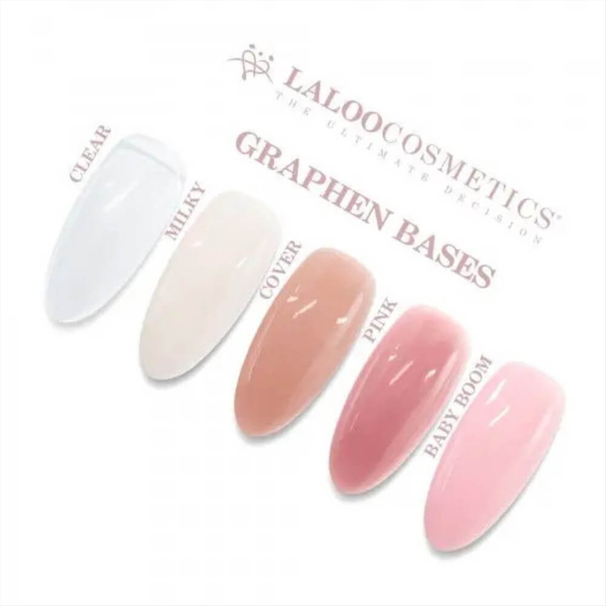 Ημιμόνιμο Βερνίκι Laloo Graphen Base Milky 15ml
