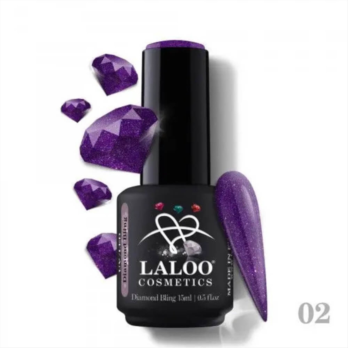 Ημιμόνιμο Βερνίκι Laloo Diamond Bling 02 15ml Ημιμόνιμο Βερνίκι Laloo Diamond Bling 02 15ml