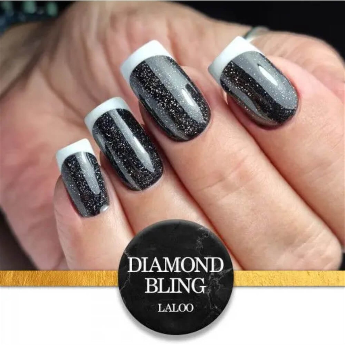 Semi-Permanent Nail Polish Diamond Bling 04 Laloo 15ml Semi-Permanent Nail Polish Diamond Bling 04 Laloo 15ml