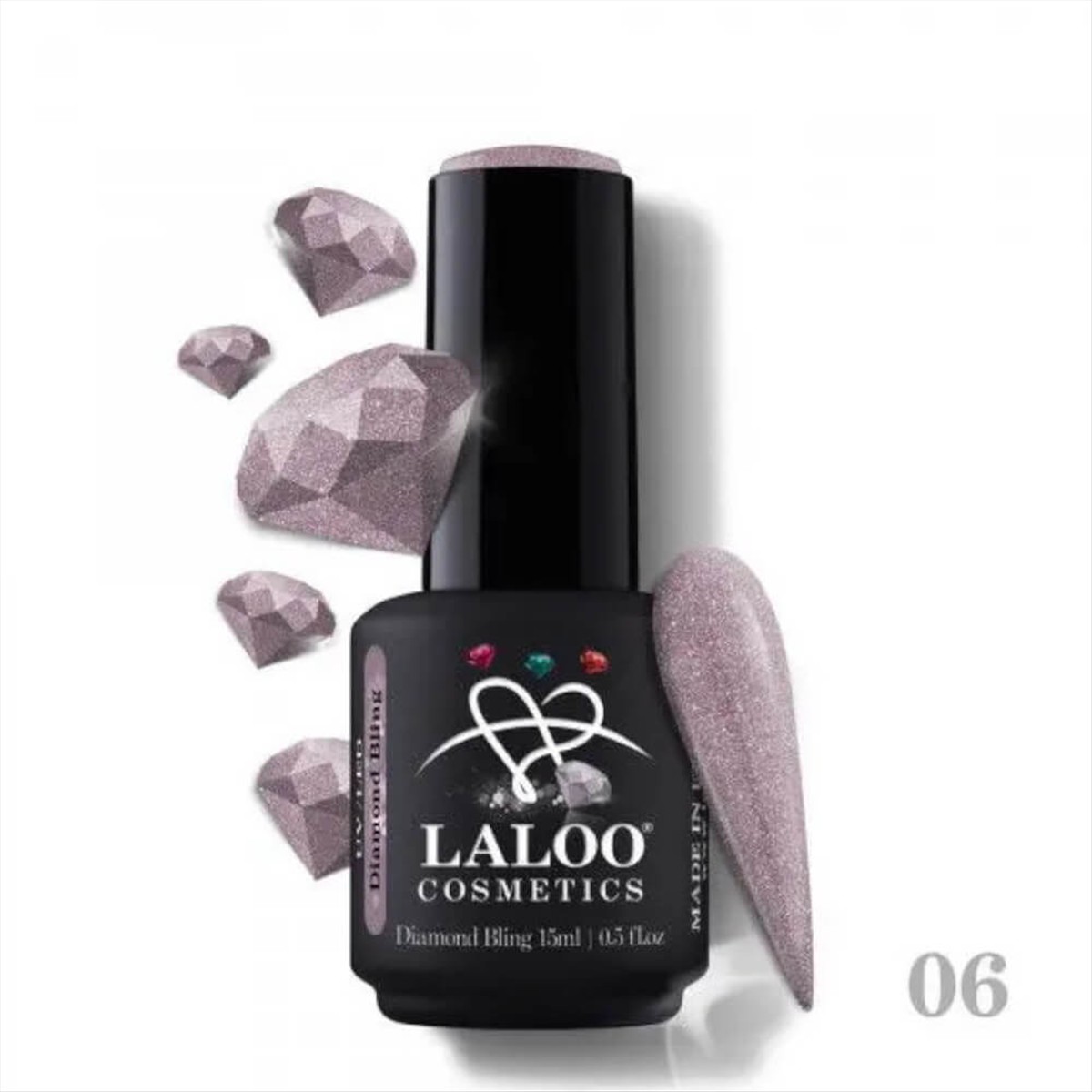 Ημιμόνιμο Βερνίκι Laloo Diamond Bling 06 15ml Ημιμόνιμο Βερνίκι Laloo Diamond Bling 06 15ml