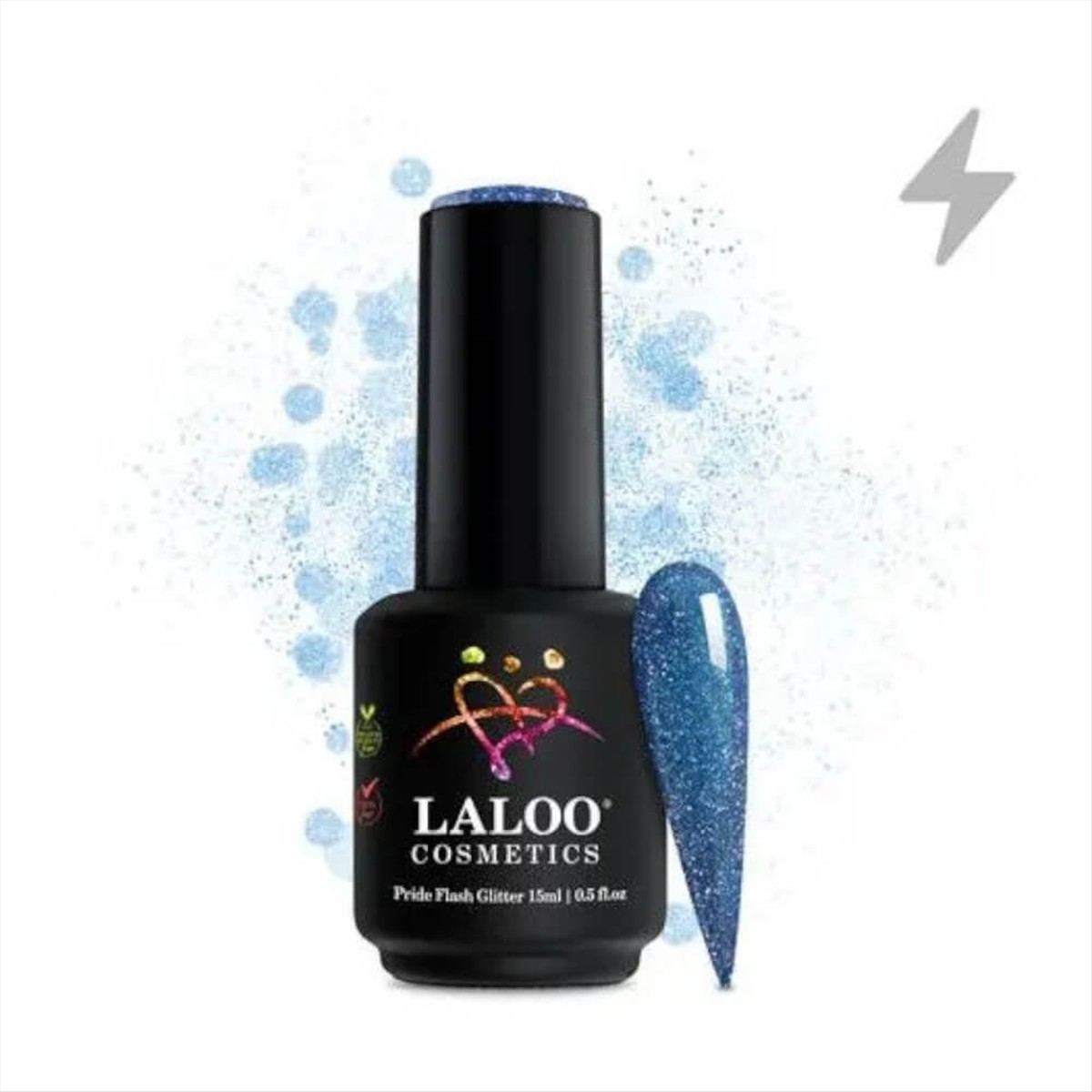 Ημιμόνιμο Βερνίκι Laloo Pride Flash Glitter No6 Skylight 15ml Ημιμόνιμο Βερνίκι Laloo Pride Flash Glitter No6 Skylight 15ml