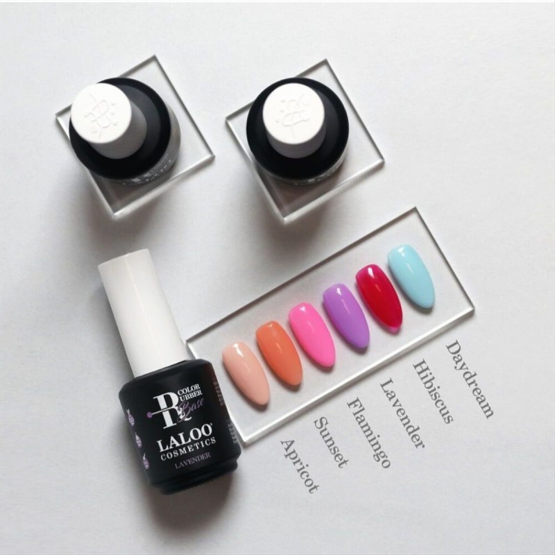 Ημιμόνιμο βερνίκι rubber base 15ml Laloo