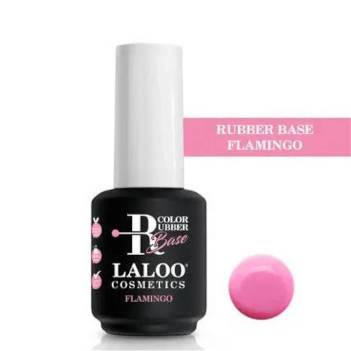 Ημιμόνιμο Βερνίκι Laloo Rubber Base Flamingo 15ml Ημιμόνιμο Βερνίκι Laloo Rubber Base Flamingo 15ml