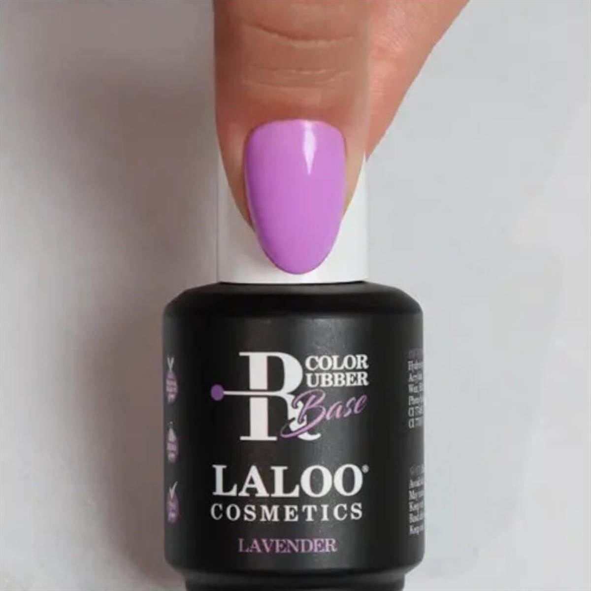 Ημιμόνιμο Βερνίκι Laloo Rubber Base Lavender 15ml Ημιμόνιμο Βερνίκι Laloo Rubber Base Lavender 15ml