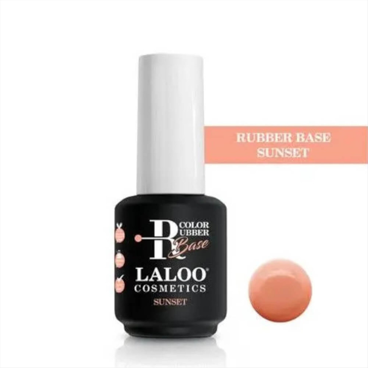 Ημιμόνιμο Βερνίκι Laloo Rubber Base Sunset 15ml Ημιμόνιμο Βερνίκι Laloo Rubber Base Sunset 15ml