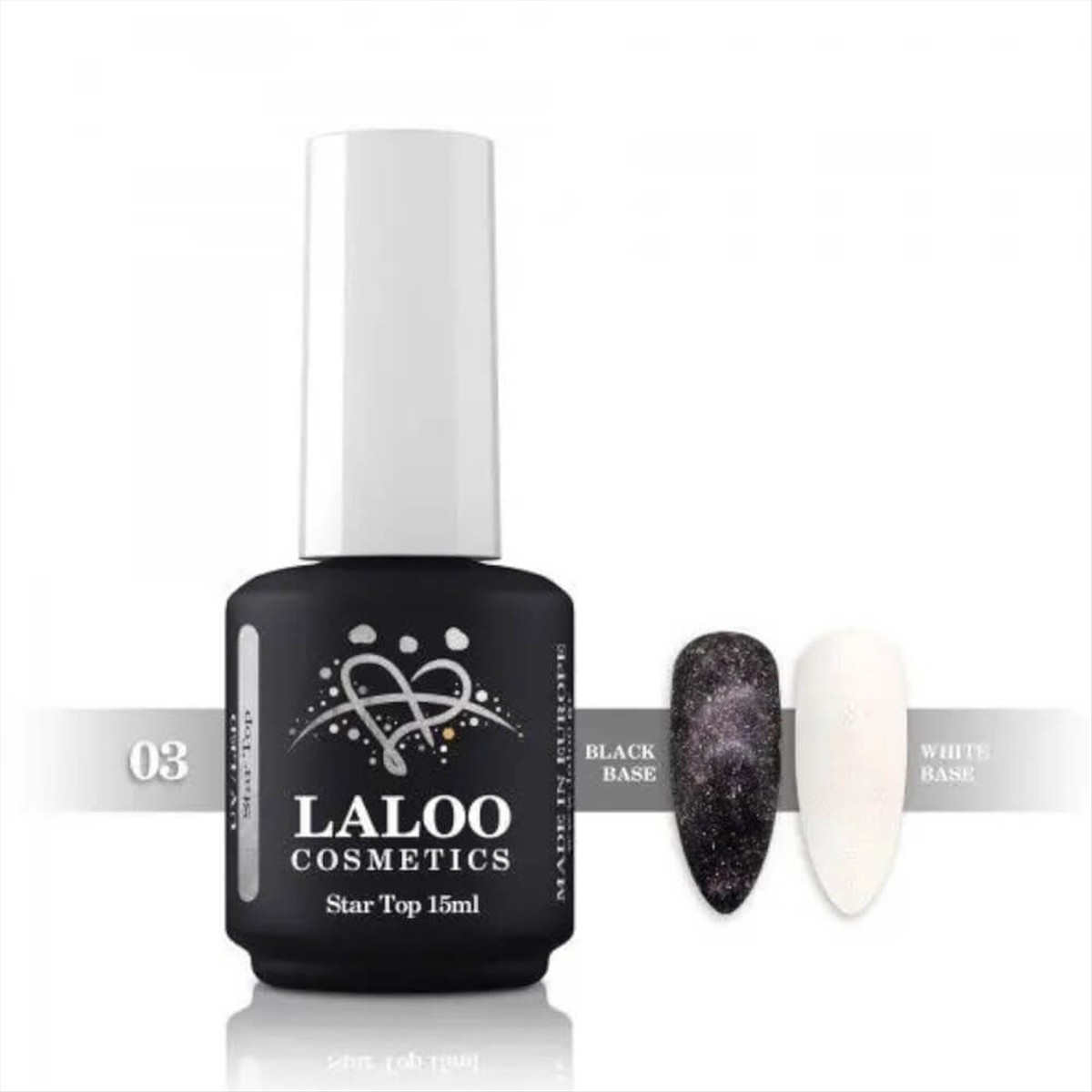 Ημιμόνιμο Βερνίκι Laloo Top Star 03 15ml
