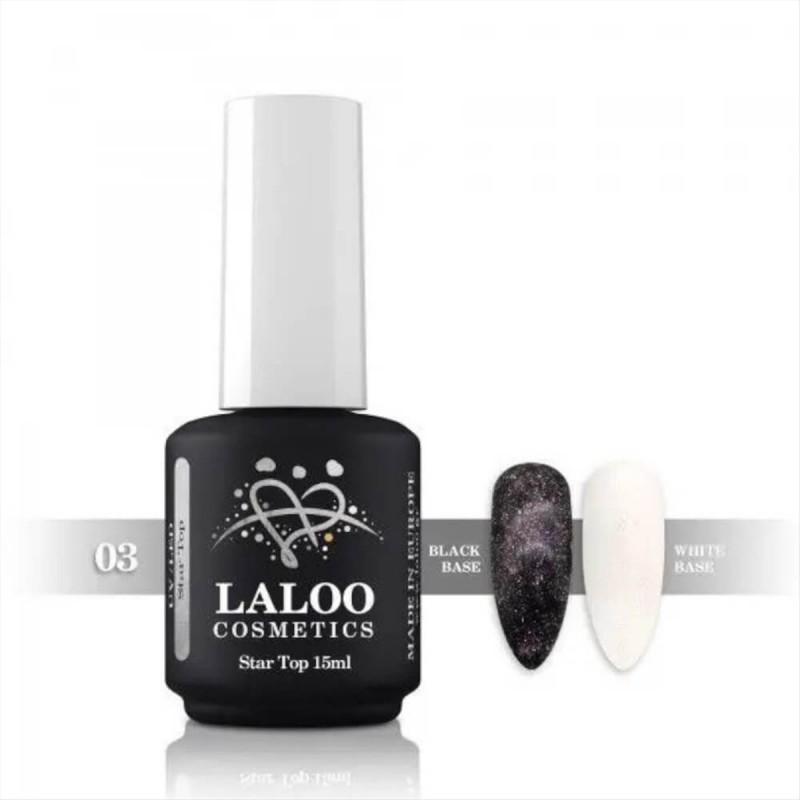 Ημιμόνιμο Βερνίκι Laloo Top Star 03 15ml