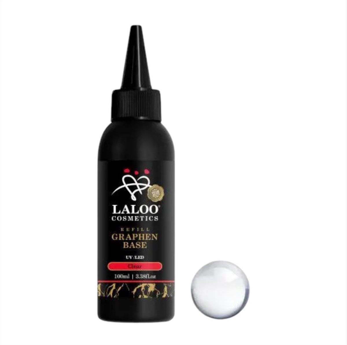 Ημιμόνιμο Βερνίκι Refill Graphen Base Clear Laloo 100ml