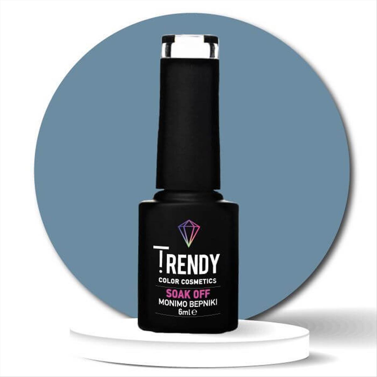 Ημιμόνιμο Βερνίκι Trendy Soak Off No106 Satisfine Gray 6ml