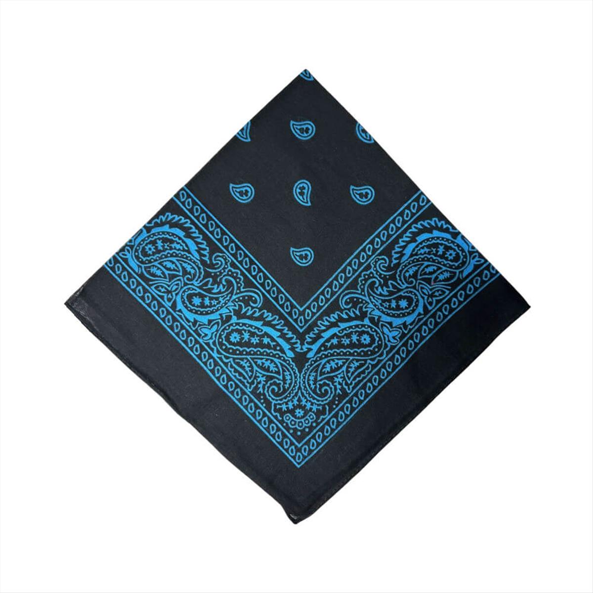 Bandana ribbon black - blue Bandana ribbon black - blue