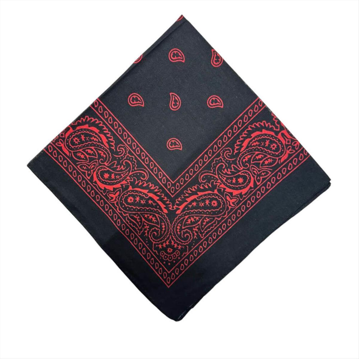 Bandana ribbon black - red Bandana ribbon black - red
