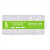 Extra Long Full Cover Soft Gel Tips 12 Size 240pcs Ballet