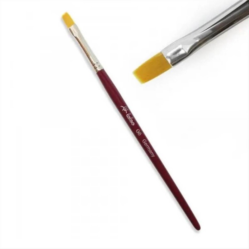 Wooden Gel Brush Flat G6