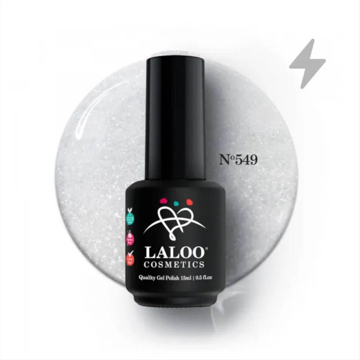 Ημιμόνιμο Βερνίκι 549 Charming Effect White Laloo 15ml Ημιμόνιμο Βερνίκι 549 Charming Effect White Laloo 15ml