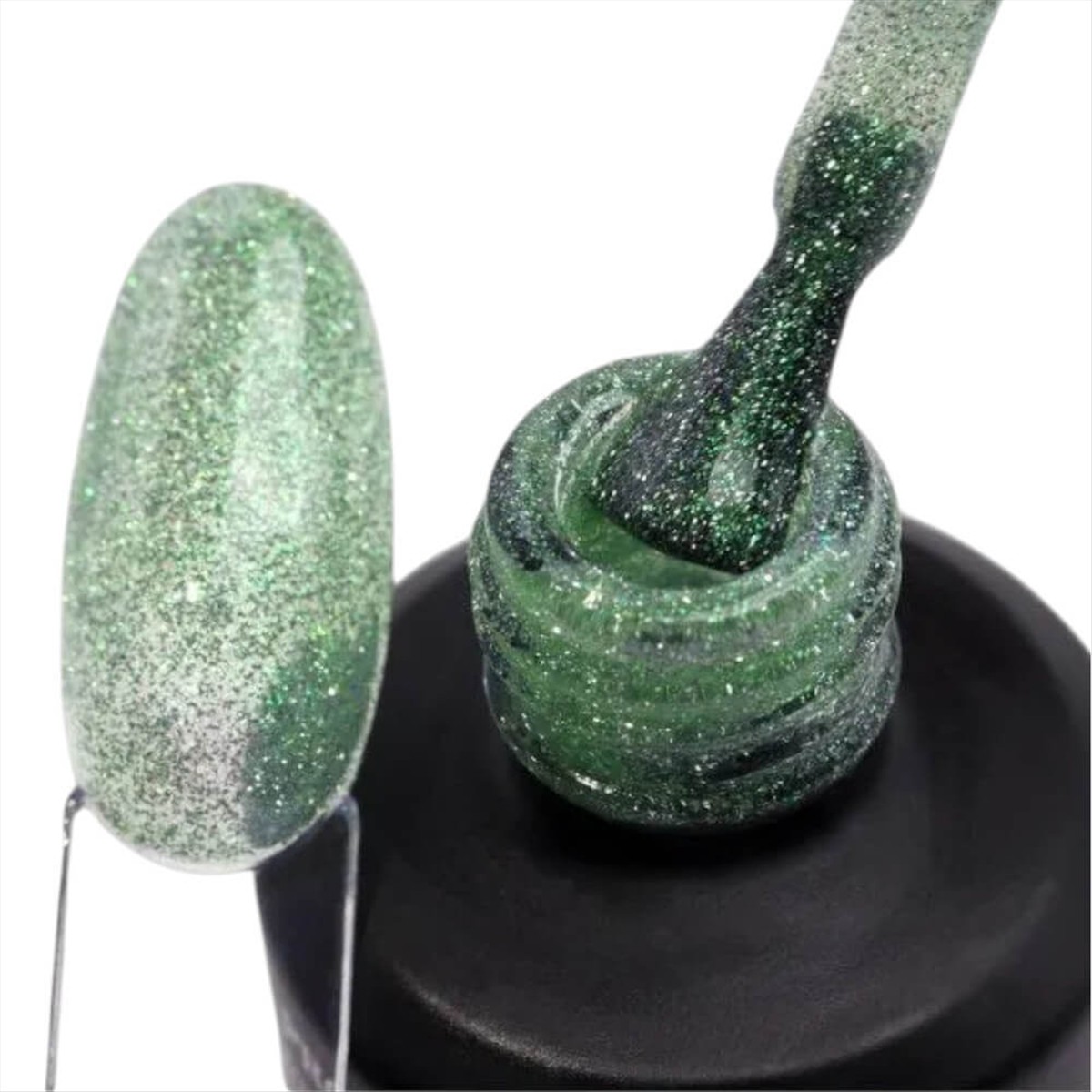 Ημιμόνιμο Βερνίκι 551 Charming Effect Green Laloo 15ml