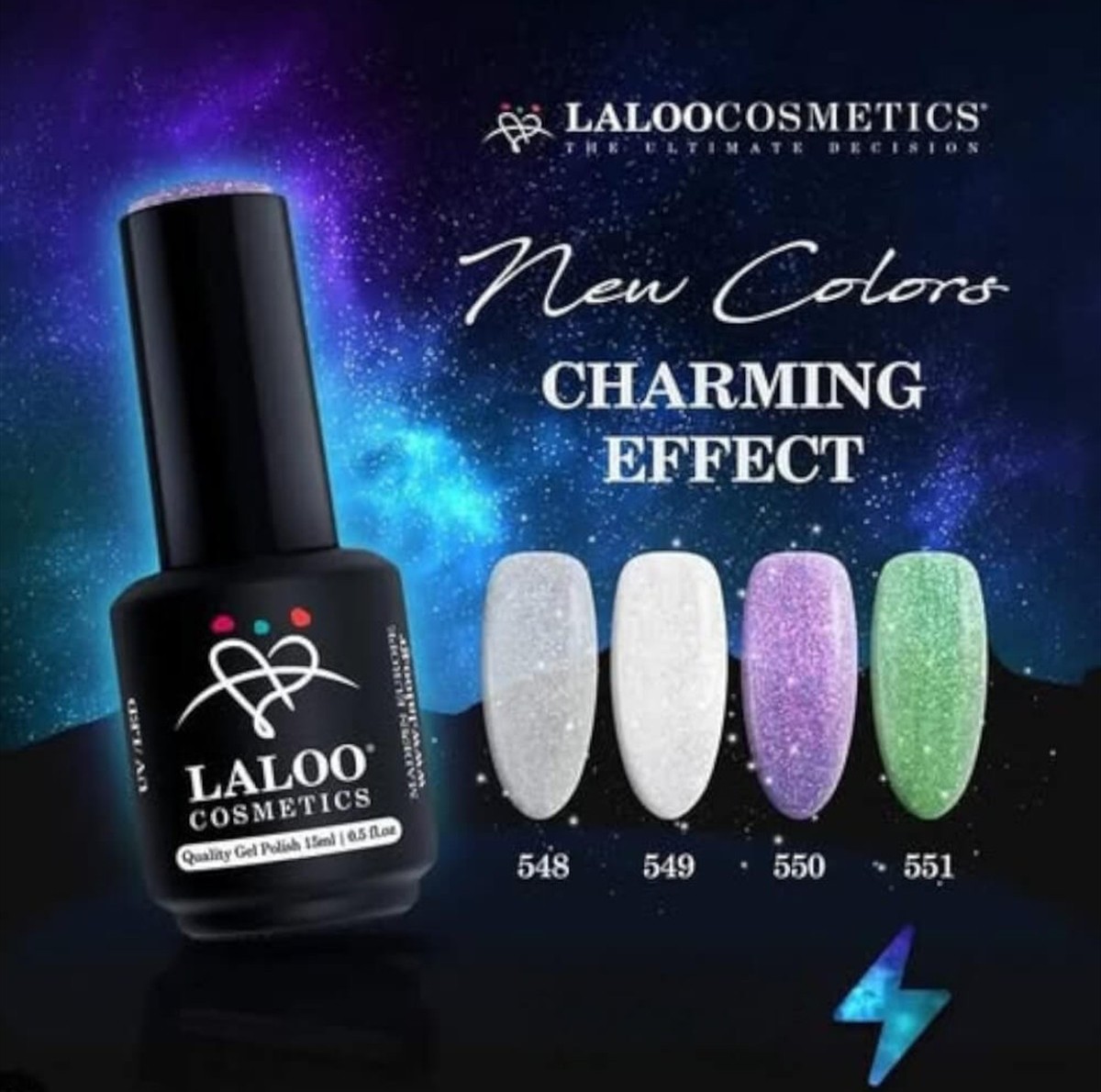 Ημιμόνιμο Βερνίκι Charming Effect Laloo 15ml