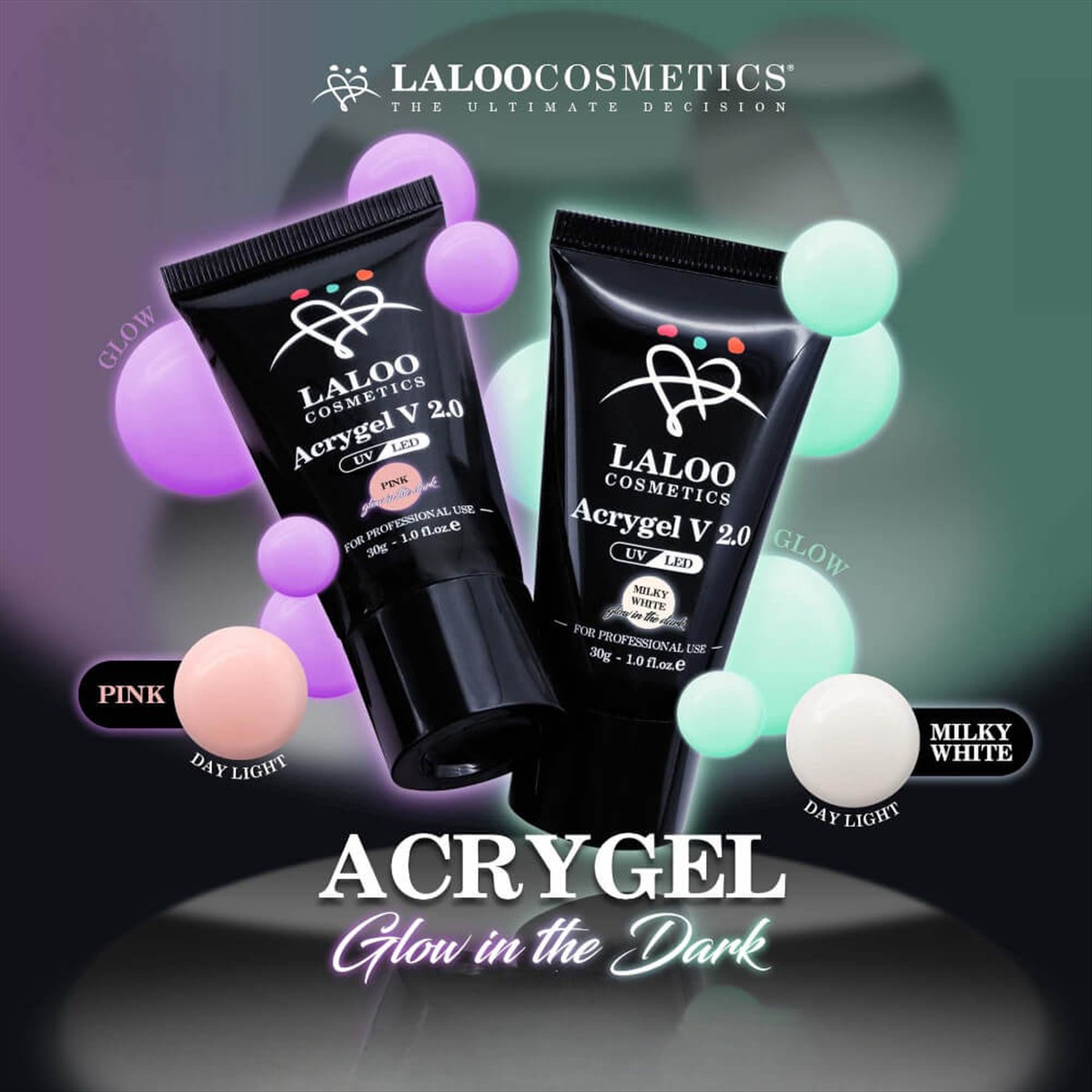 Acrygel Glow in the dark Laloo 30g Acrygel Glow in the dark Laloo 30g