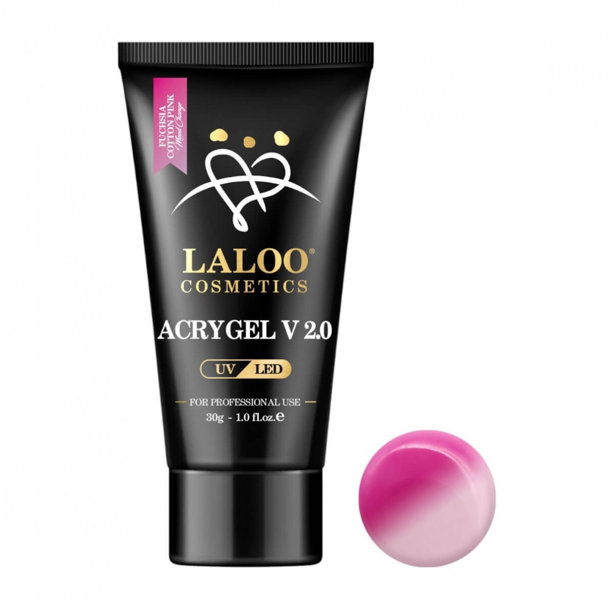 Acrygel Mood Change Fuchsia/Cotton Pink Laloo 30g