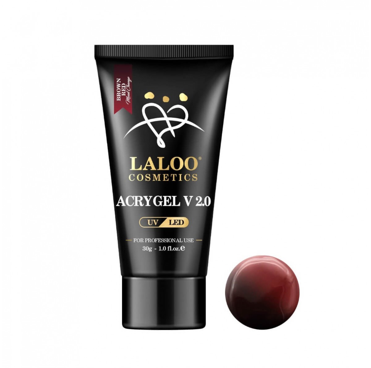Acrygel Mood Change Brown Red Laloo 30g